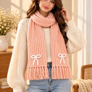 berrysberg peach crochet scarf gallery 3 720x960